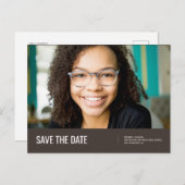 Carte Postale Réservez la date | Faire-part d'obtention d'une li (Devant / Derrière)