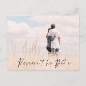 Carte Postale Réservez le Faire-part Date Mariage Date (Devant)