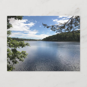 Carte Postale Réservoir de barrage à flacon dans le district de