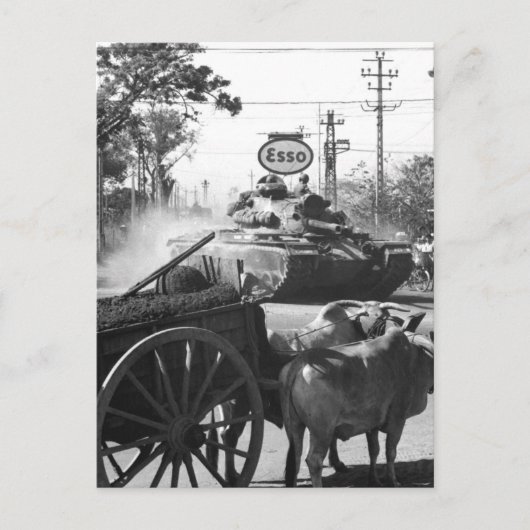 Carte Postale Réservoir de la 1ère Bn., 69e Armor, 25e Inf. Div. (Devant)