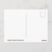 Carte Postale Réservoir de Light Hazzles (Dos)