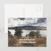 Carte Postale Réservoir Horsetooth, Fort Collins, Colorado (Devant / Derrière)