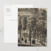 Carte Postale Résidence de DB Williams, Edgerton, Kansas (Devant / Derrière)