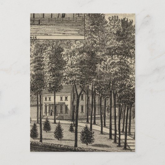 Carte Postale Résidence de DB Williams, Edgerton, Kansas (Devant)