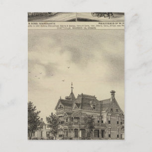 Carte Postale Résidence de JD Hill, Kansas