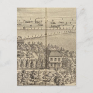 Carte Postale Résidence de roseaux, Atterrissage des chevaliers