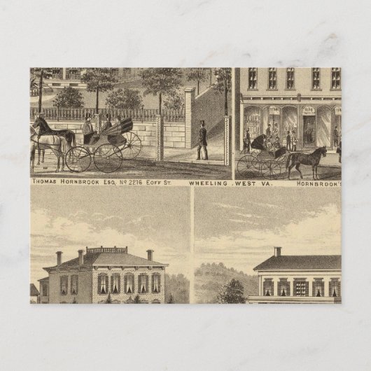 Carte Postale Résidence de Thomas Hornbrook (Devant)