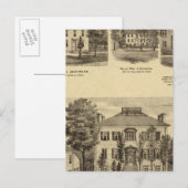 Carte Postale Résidence du Dr Joseph Shallcross (Devant / Derrière)