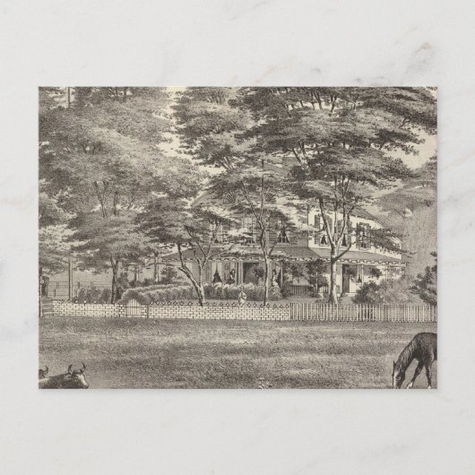 Carte Postale Résidence du Dr Robert Laird, Squan, NJ (Devant)