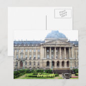 Carte Postale Résidence royale de Bruxelles (Devant / Derrière)
