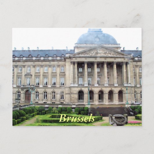 Carte Postale Résidence royale de Bruxelles (Devant)
