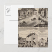 Carte Postale Résidences et brasseries en Rochester, Minnesota (Devant / Derrière)