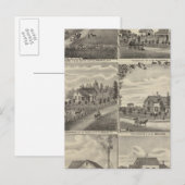 Carte Postale Résidences, Fermes, Usine à Litchfield, Minnesota (Devant / Derrière)