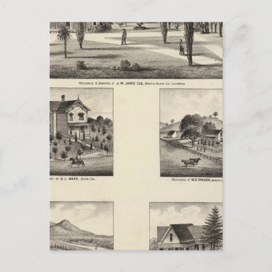 Carte Postale Résidences, Monastère (Devant)