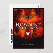 CARTE POSTALE RÉSIDENT CHICKEN (Devant / Derrière)