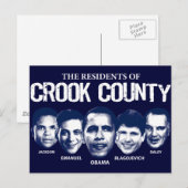 Carte Postale Résidents du comté de Crook (Devant / Derrière)