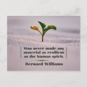 Carte Postale Résilient comme l'Esprit Humain (Devant)