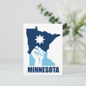 Carte Postale Resist Minnesota Raised Fist (Debout devant)