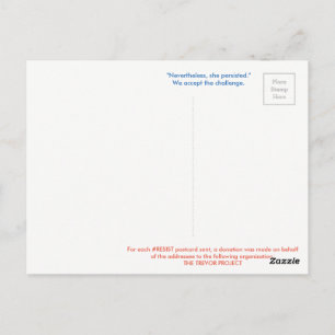 Carte Postale #RESIST Postcard—JUILLET TREVOR