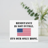 Carte Postale Résistance (Debout devant)