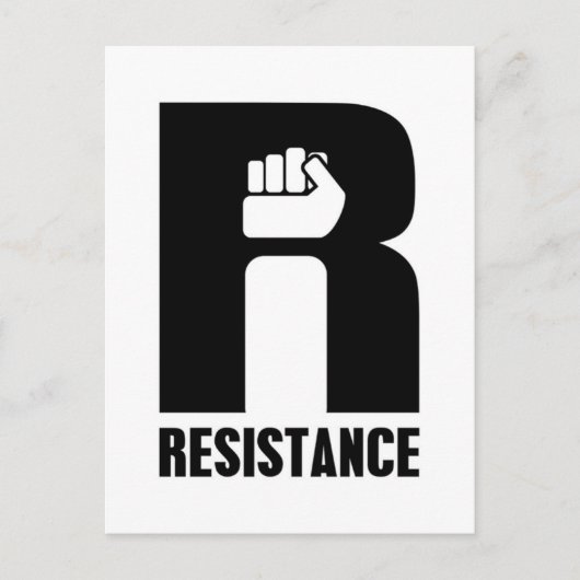 Carte Postale Résistance (Devant)