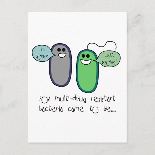 Carte Postale Résistance aux médicaments (Devant)