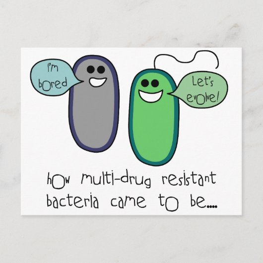 Carte Postale Résistance aux médicaments (Devant)