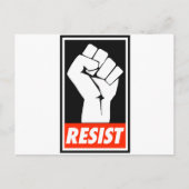 Carte Postale résister (Devant)