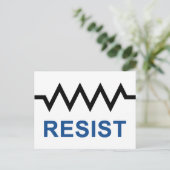 Carte Postale Résister (Debout devant)