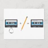 Carte Postale Résolution de problèmes avec des cassettes compact (Devant)