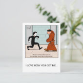 Carte Postale "Respect Tranquille" (Debout devant)