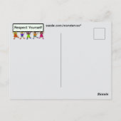 Carte Postale Respect Yourself Postcard (Dos)