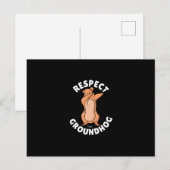 Carte Postale Respecter la marmotte (Devant / Derrière)