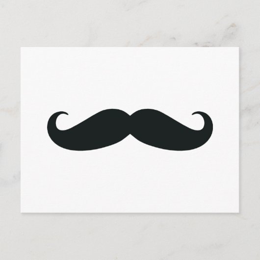 Carte Postale Respectez la moustache Stache (Devant)
