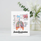 Carte Postale Respiration de l'équipe (système respiratoire) (Debout devant)