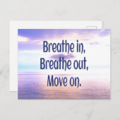 Carte Postale Respiration, Respiration, Avance, Motivation (Devant / Derrière)