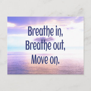 Carte Postale Respiration, Respiration, Avance, Motivation