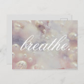 Carte Postale Respire. (Devant / Derrière)