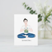 Carte Postale respire. (Debout devant)