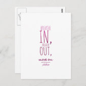 Carte Postale Respirer en respirant Citation de Parties scintill (Devant / Derrière)