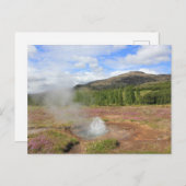 Carte Postale Ressort chaud (Devant / Derrière)