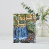 Carte Postale Ressort d'eau bleue (Debout devant)