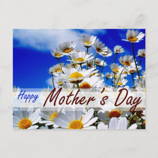 Carte Postale Ressort en ciel bleu pour MOM