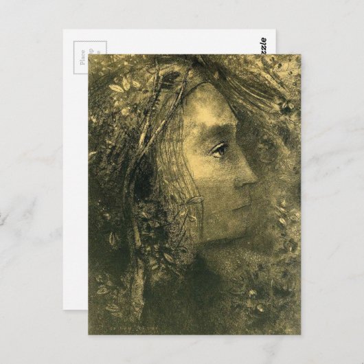 Carte Postale Ressort par Odilon Redon (Devant / Derrière)