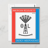 Carte Postale Ressources américaines (Devant / Derrière)