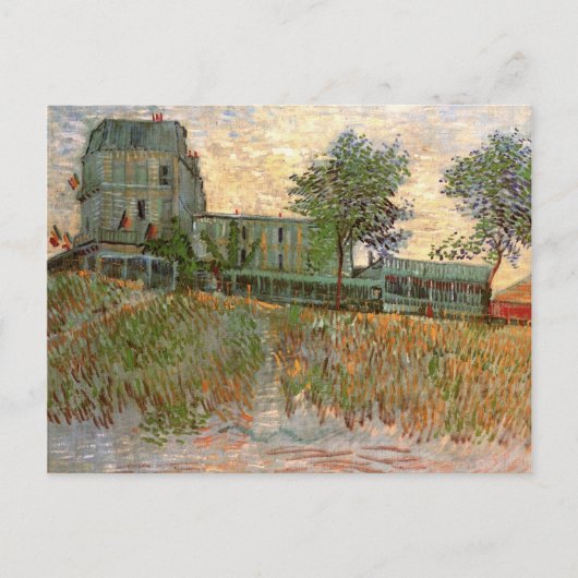 Carte Postale Restaurant de la Sirène Asnières, Van Gogh Fine (Devant)