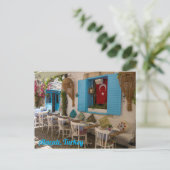 Carte Postale Restaurant en Alaçatı, Turquie (Debout devant)