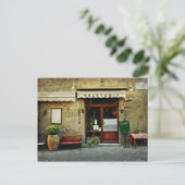 Carte Postale restaurant italien (Debout devant)