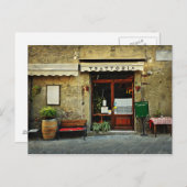Carte Postale restaurant italien (Devant / Derrière)