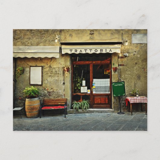 Carte Postale restaurant italien (Devant)